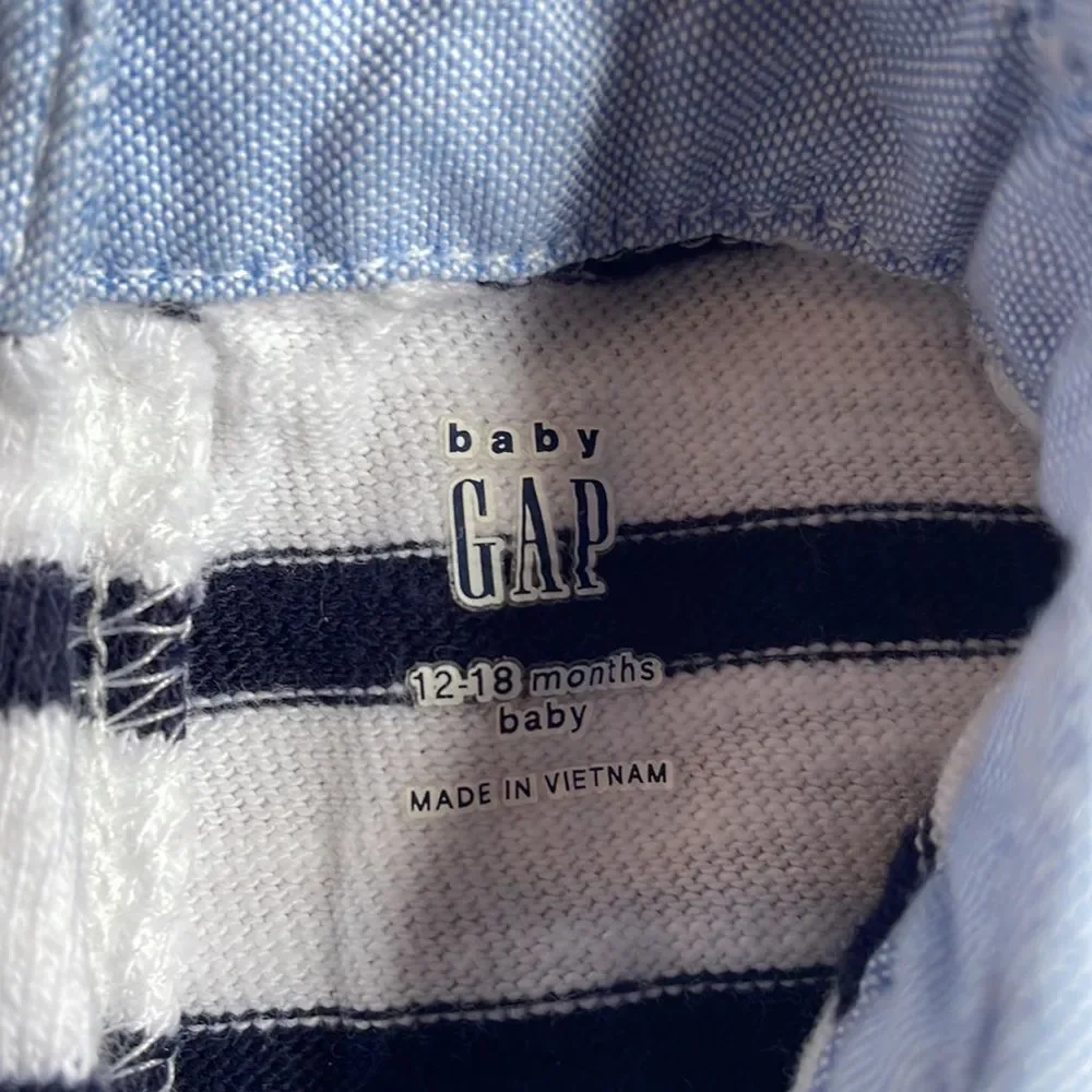 Baby Gap Striped Polo Onesie